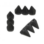 Zdjęcie - Ćwieki potrójne z dziurkami czarne 10x30mm